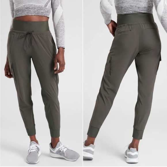 Athleta Sutton Joggers in Arbor Olive Green - Picture 2 of 8
